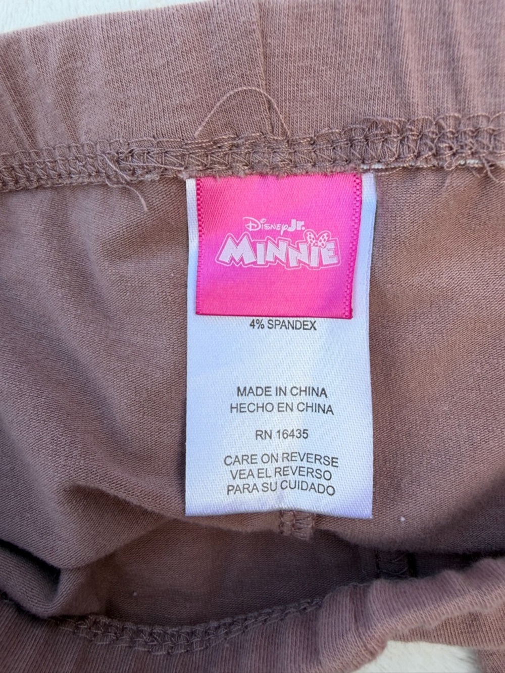 Disney Pink and Mauve Minnie Mouse Leopard-Matching Set Size 4 - Picture 8 of 9
